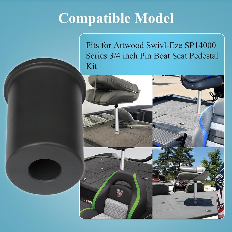 WFCYX SP-14000 Boat Seat Rod Adapter Bushing, Converts 1.77 Inch Bases Accepts 3/4 Inch Boat Seat Pin Post, Fits for Attwood Swivl-Eze SP14000 Series 3/4 inch Pin Boat Seat Pedestal Kit - Image 3